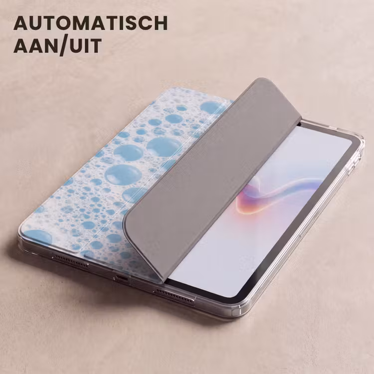 iPad hoes - Schuim - Bubbels - Blauw — 4