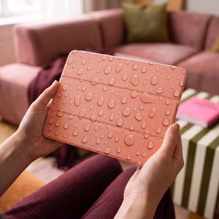 iPad hoes - Water - Druppels - Roze — 3