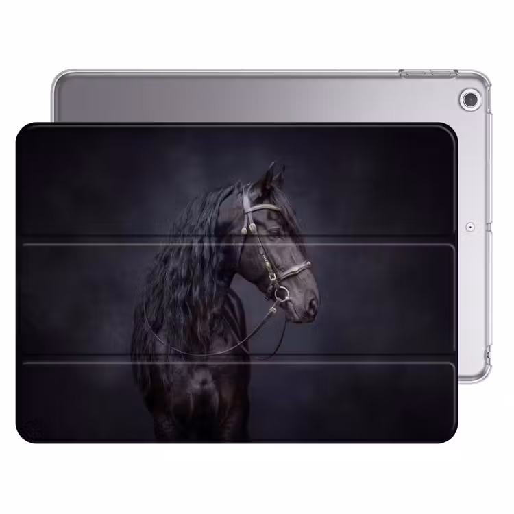 iPad hoes - Portret - Paard - Donker — 1