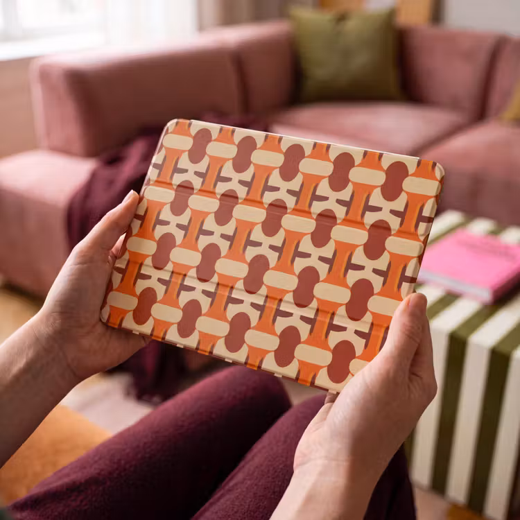 iPad hoes - Geometrisch - Retro - Oranje — 3