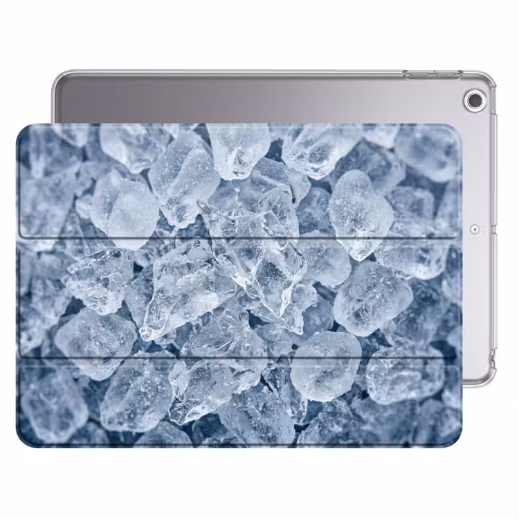 iPad hoes - Ijsblokjes - Water - Blauw — 1