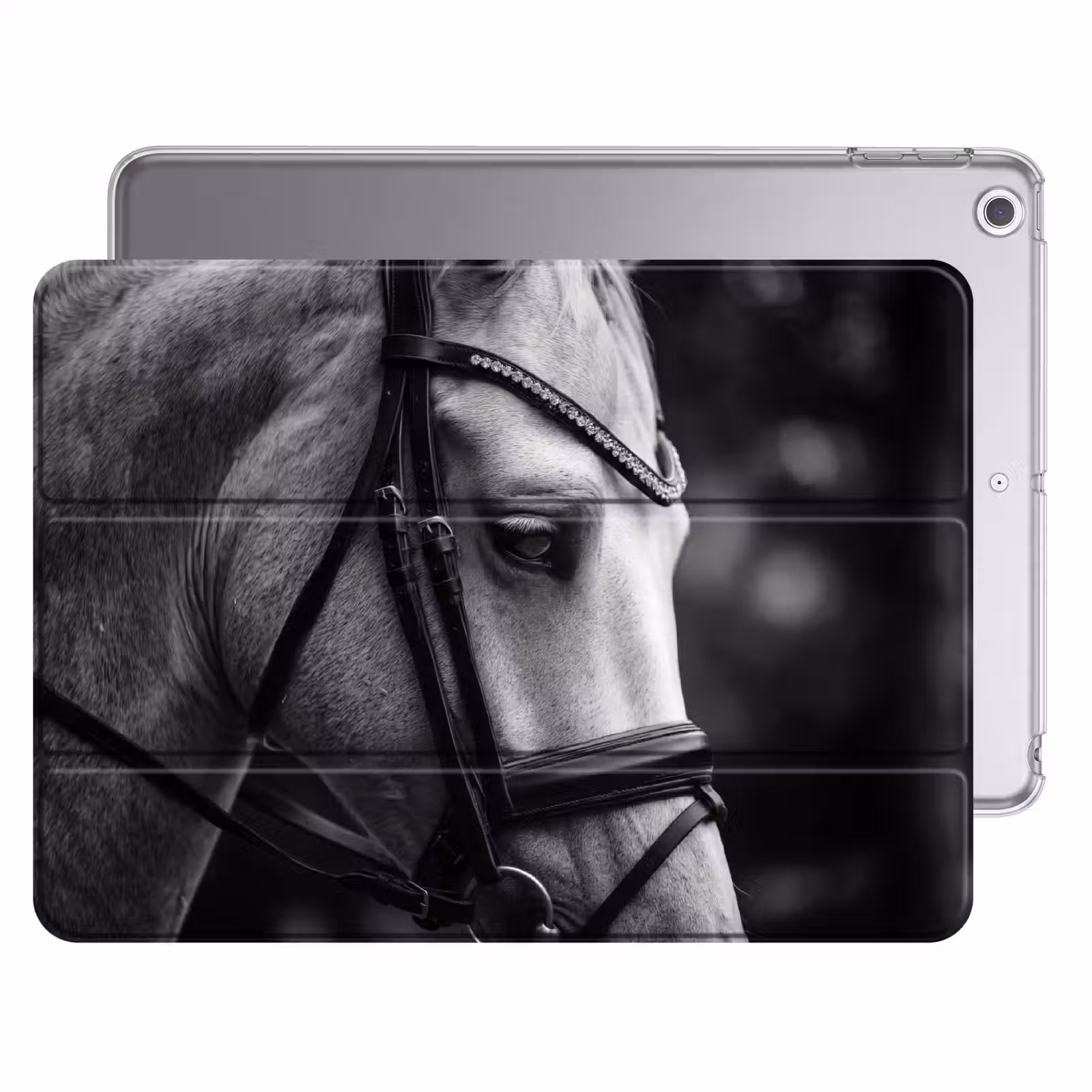 iPad hoes - Paard - Schimmel - Portret — 1