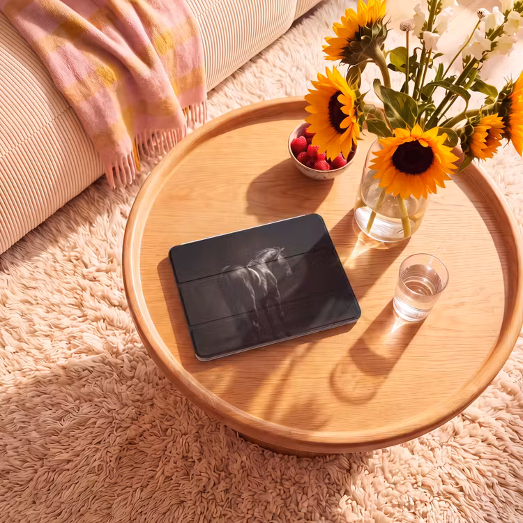 iPad hoes - Krachtig - Paard - Donker — 2