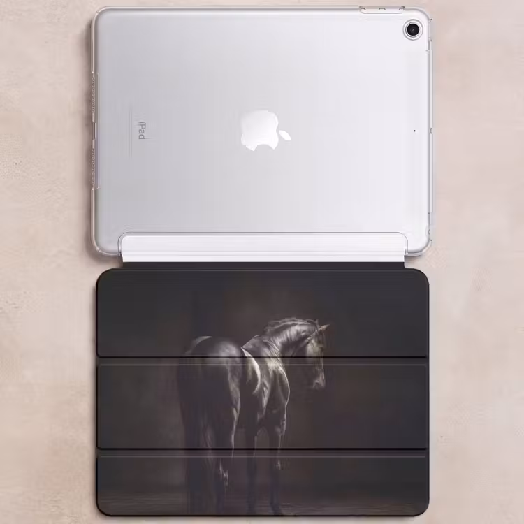 iPad hoes - Krachtig - Paard - Donker — 6