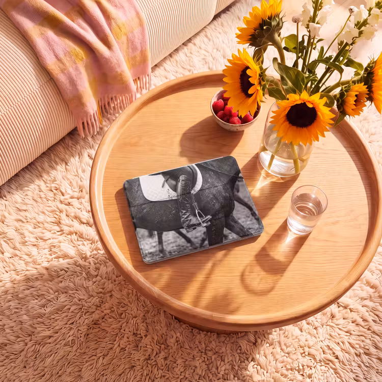iPad hoes - Paard - Sport - Zwart - Wit — 2