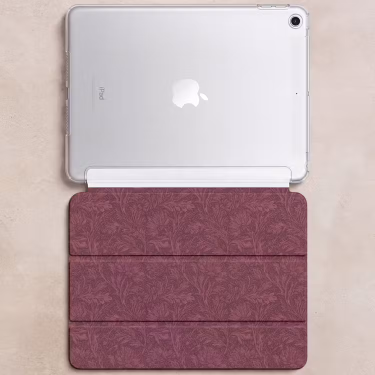 iPad hoes - Bladeren - Patroon - Paars — 6