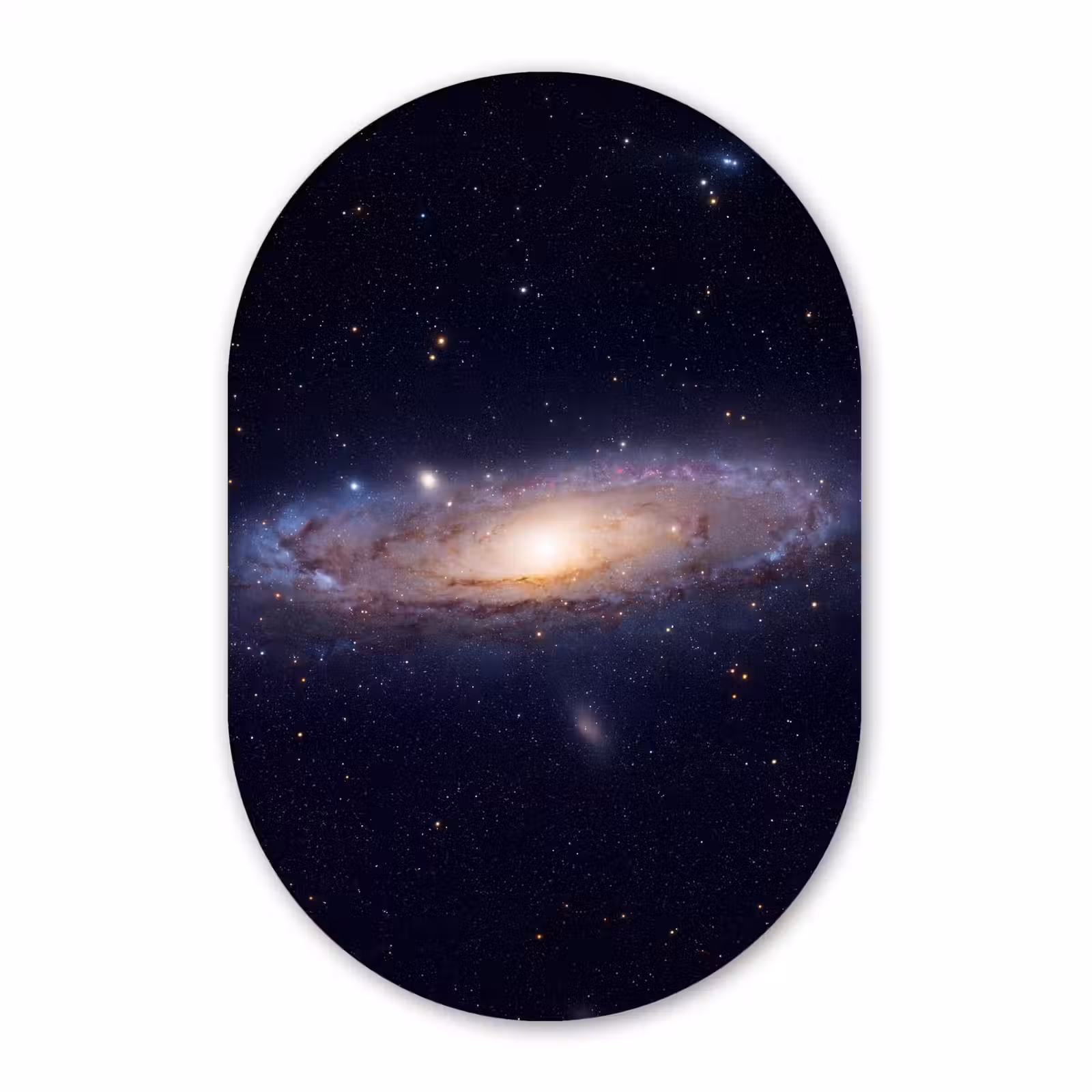 Muurovaal - Glas - Sterrenstelsel - Ruimte - Kosmos — 1
