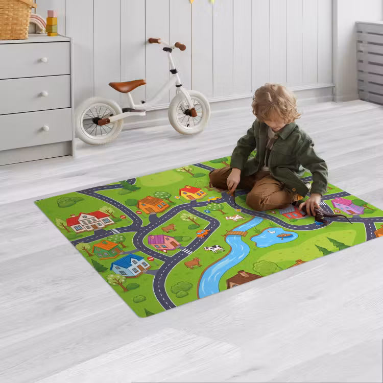 Speelkleed - Dorp - Wegen - Huizen — 2
