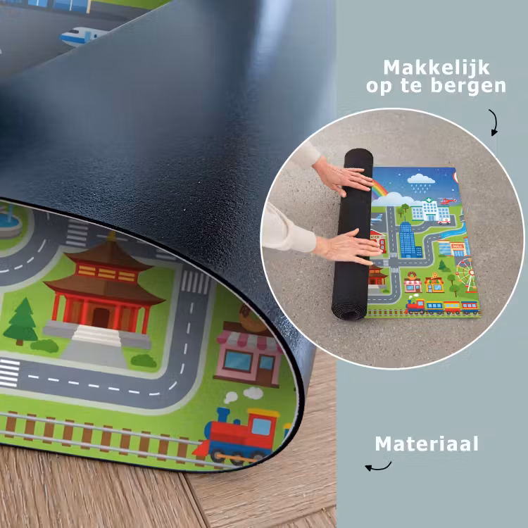 Speelkleed - Stad - Plattegrond - Cartoon — 6