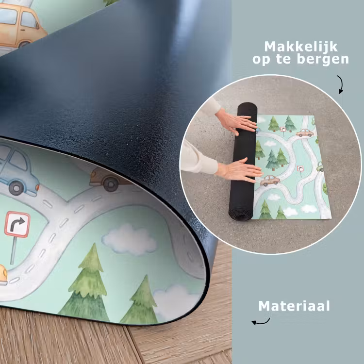 Speelkleed - Auto - Weg - Patroon — 6
