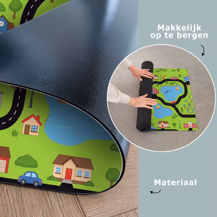Speelkleed - Dorp - Wegen - Cartoon — 6