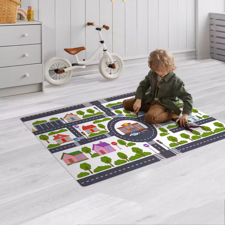 Speelkleed - Stad - Plattegrond - Illustratie — 2