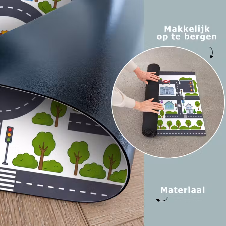 Speelkleed - Stad - Plattegrond - Illustratie — 6