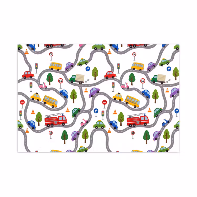 Speelkleed - Voertuig - Weg - Patroon — 1
