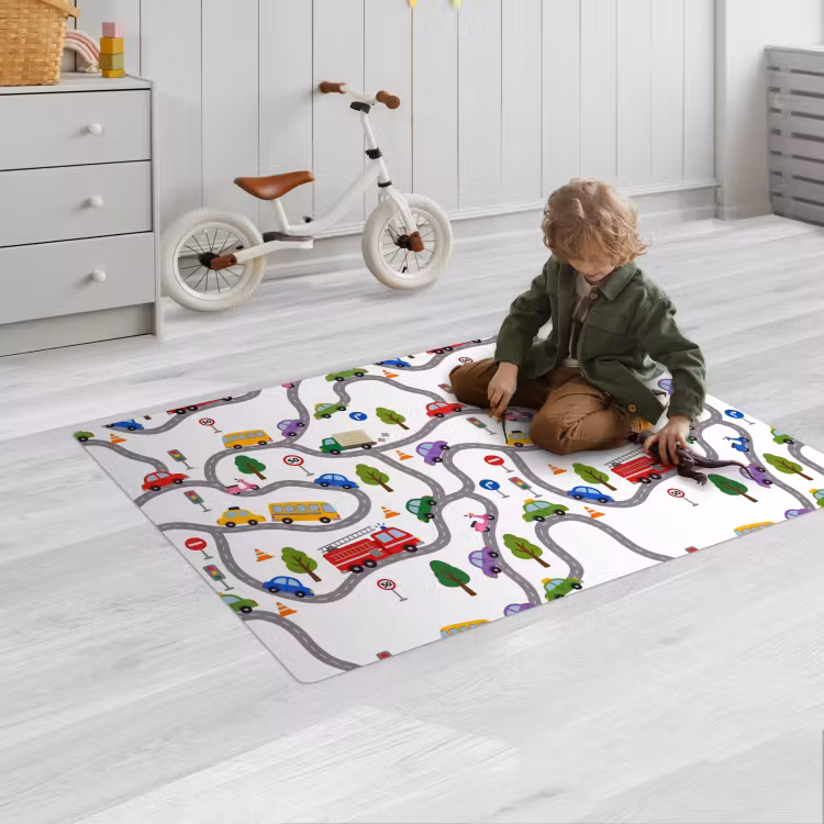 Speelkleed - Voertuig - Weg - Patroon — 2