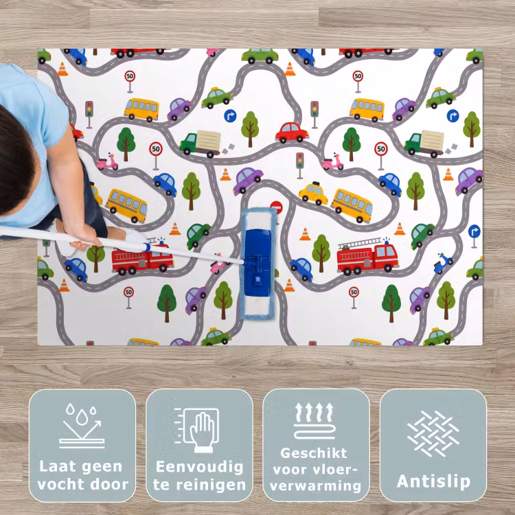 Speelkleed - Voertuig - Weg - Patroon — 4