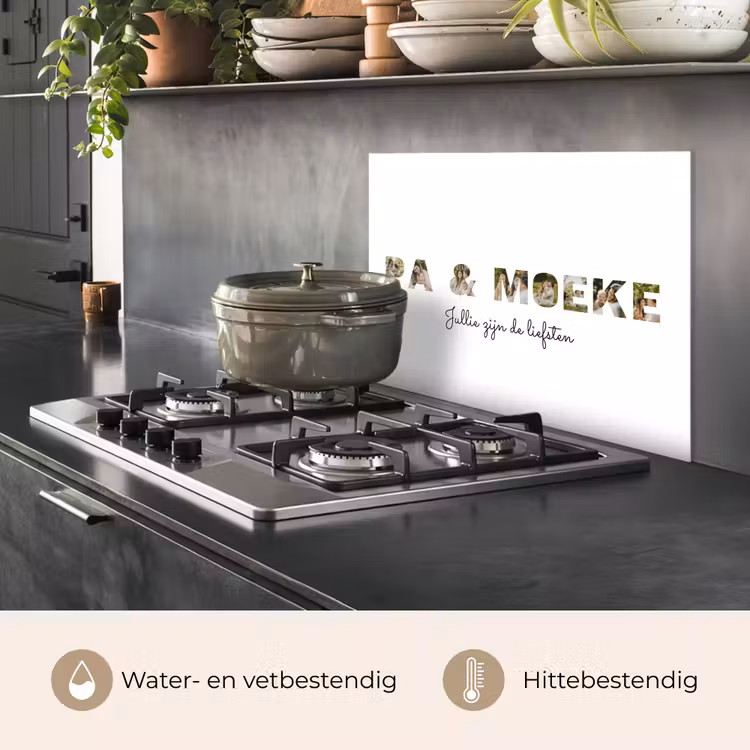 Gepersonaliseerd spatscherm - Pa & Moeke - Lettercollage — 6