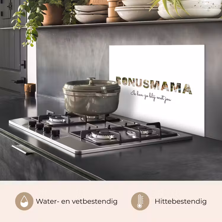 Gepersonaliseerd spatscherm - Bonusmama - Lettercollage — 6