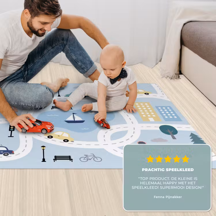 Speelkleed - Stad - Wegen - Auto's — 5