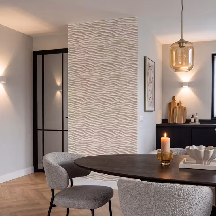 Behang - Zand - Golven - Beige — 5