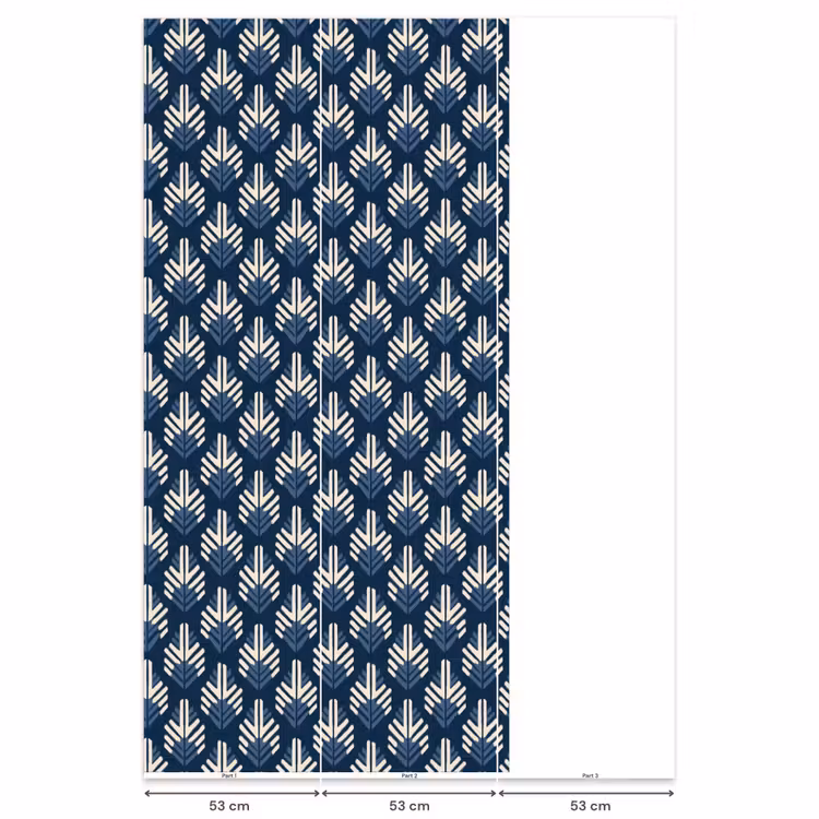 Behang - Modern - Patroon - Blauw — 6
