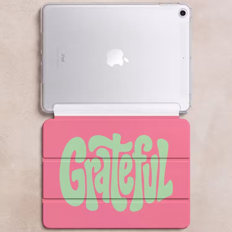 iPad hoes - Grateful - Groen - Grafisch - Vloeiend — 6
