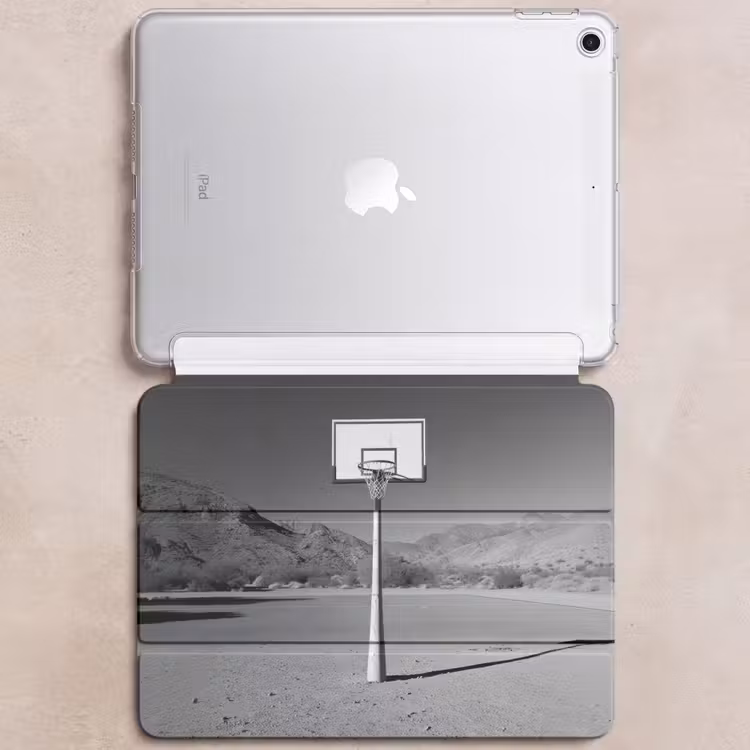 iPad hoes - Basketbalpaal - Landschap - Zand - Wit — 6