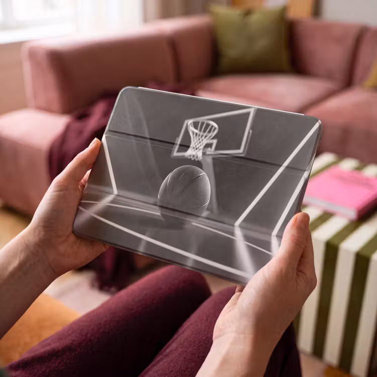 iPad hoes - Basketbal - Basketbalveld - Lichtlijnen — 3
