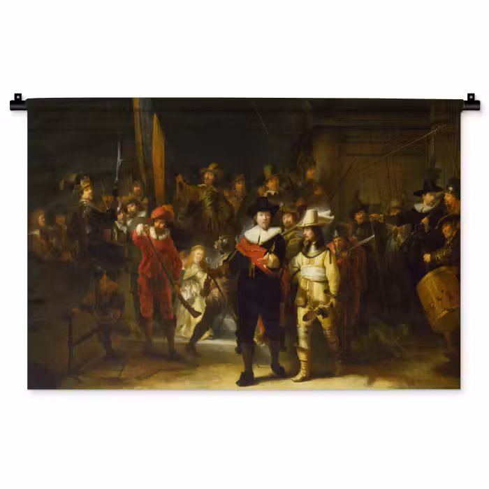 Wandkleed - De Nachtwacht - Rembrandt van Rijn