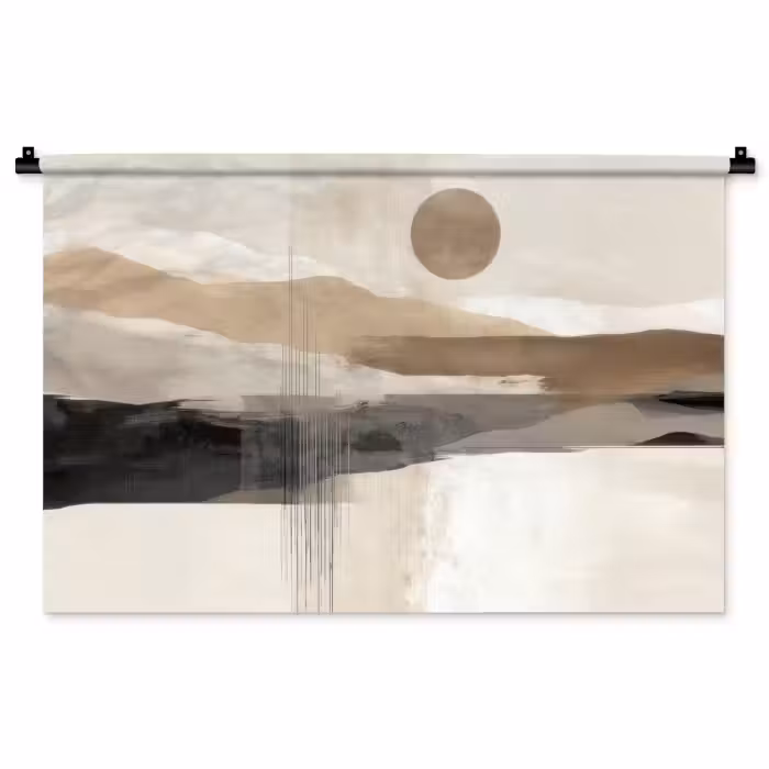 Wandkleed - Minimalistisch - Landschap - Dimensie
