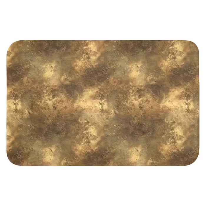 WC Mat - Antiek - Metaallook - Goud